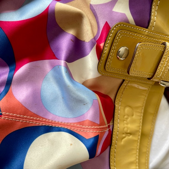 Coach Soho Scarf Print Handbag - Picture 2 of 13